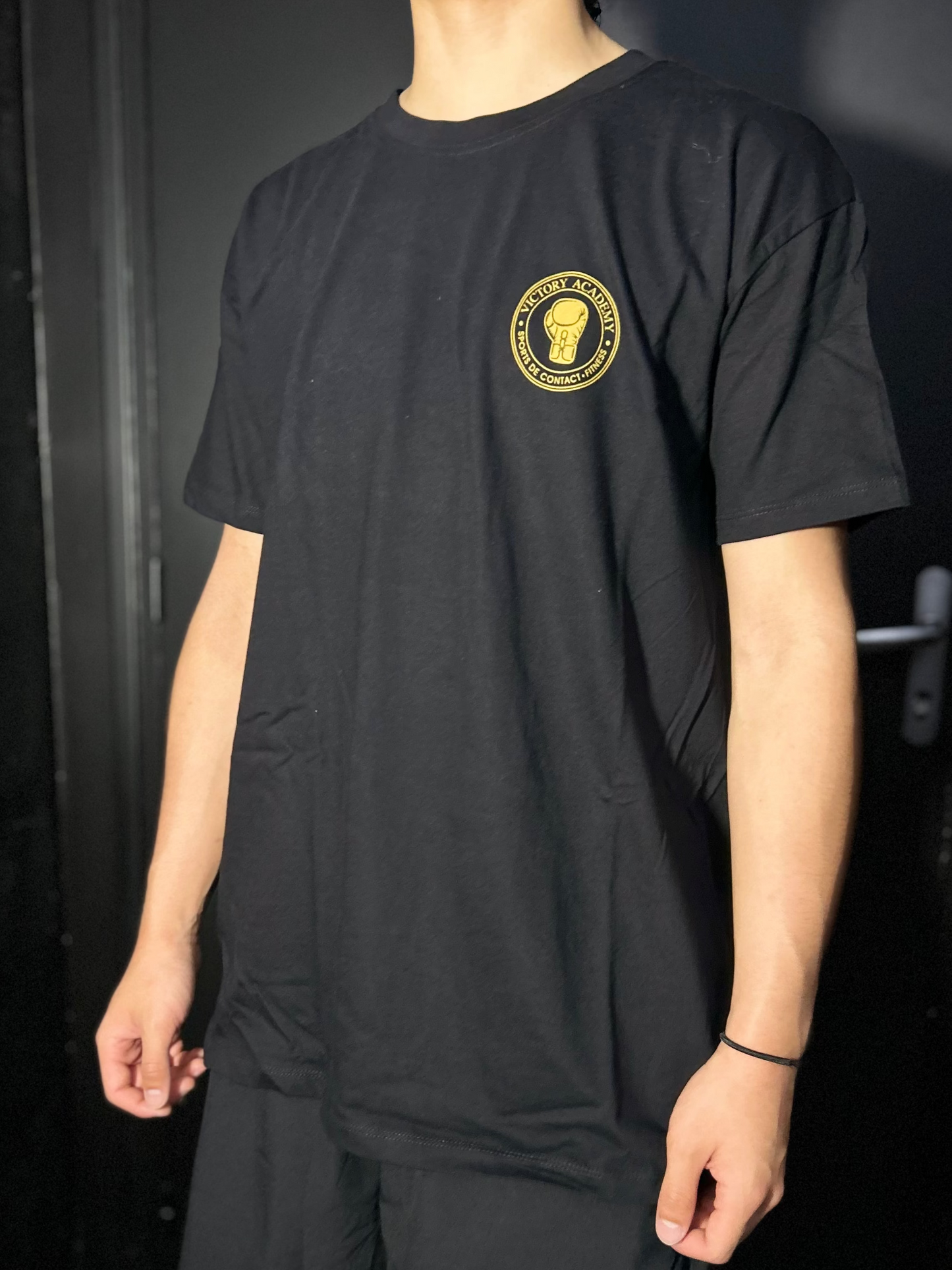 T-shirt manches courtes noir Victory Academy