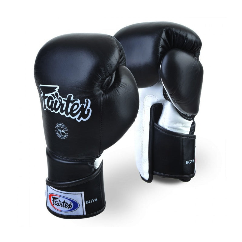Gants d'entrainement FAIRTEX FXV6 noir cuir top