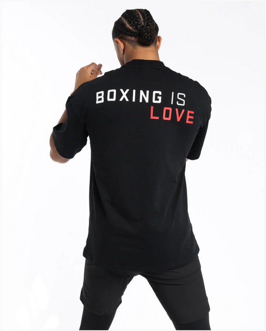 T-Shirt Oversized "Boxing Is Love"