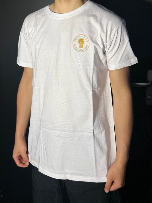 T-shirt manches courtes blanc Victory Academy